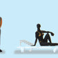 Preiser 17700 HO Retail Shop Interior Figures with Accessories (Set of 7)