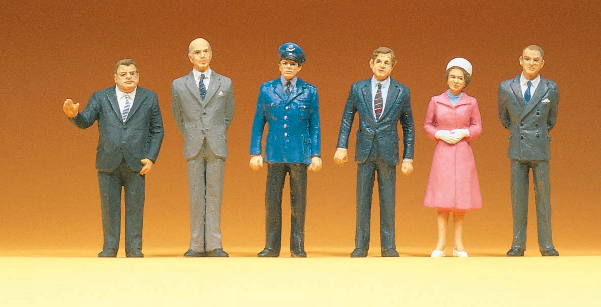 Preiser 68208 O Standing Pedestrians Figures (Set of 6) NIB