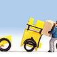 Noch 15086 HO Scale Postmen and Accessories Figures (Set of 6)