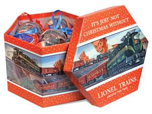 Lionel 9-21012 Lionel Trains Christmas Ornament Gift Box (Set of 14)