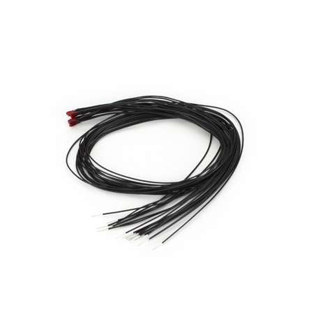 Miniatronics 18-R03-10 1.5 Volt 1.2mm Red Incandescent Light Bulbs (Pack of 10)