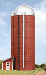 American Model Builders 620 Laser Art Farm Silo with Shed N Scale Kit