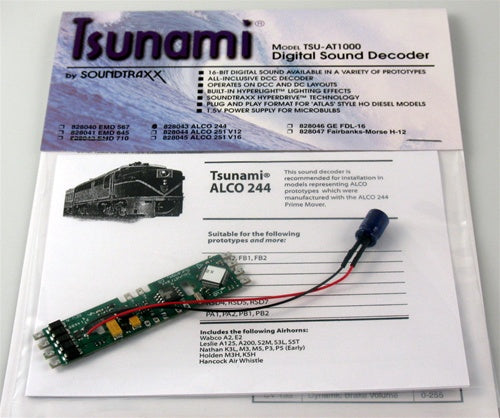 SoundTraxx 828043 Tsunami TSU-AT1000 1-Amp Digital Sound Control Decoder Alco