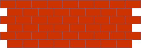 The N Scale Architect 50001 HO 10" x 14" Modern Brick Styrene Sheets (Pack of 2)