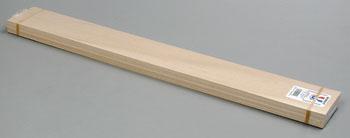 Midwest Products 4440 1/4", 1/4" x 3" x 24" Basswood Flooring (Pack of 15)