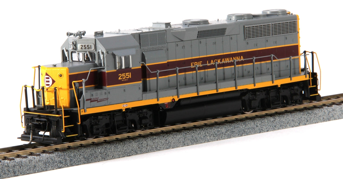 MTH 80-2169-1 HO Erie Lackawanna GP35 Diesel Locomotive #2551