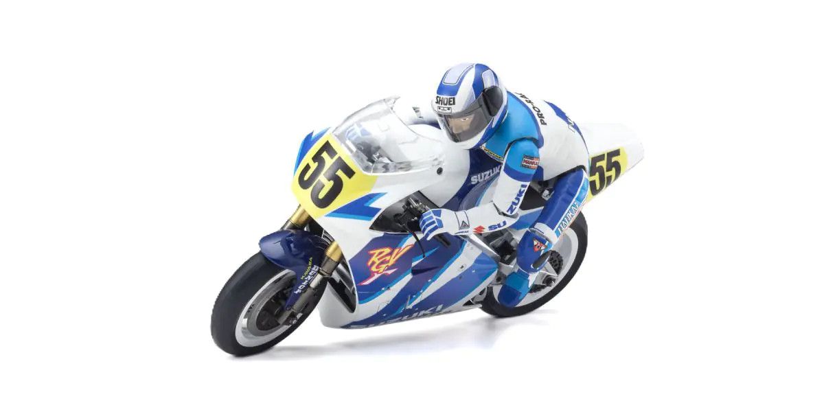 Kyosho 34935T1 1:8 Hang On Racer Suzuki RGV1992 Electric Motorcycle Kit
