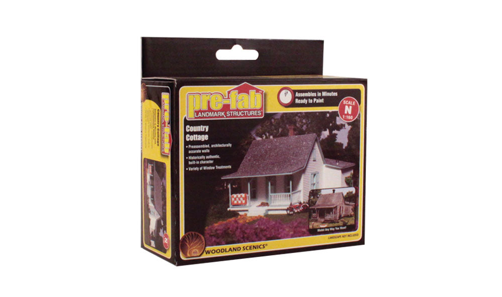 Woodland Scenics PF5206 N Pre-Fab Country Cottage Building Kit