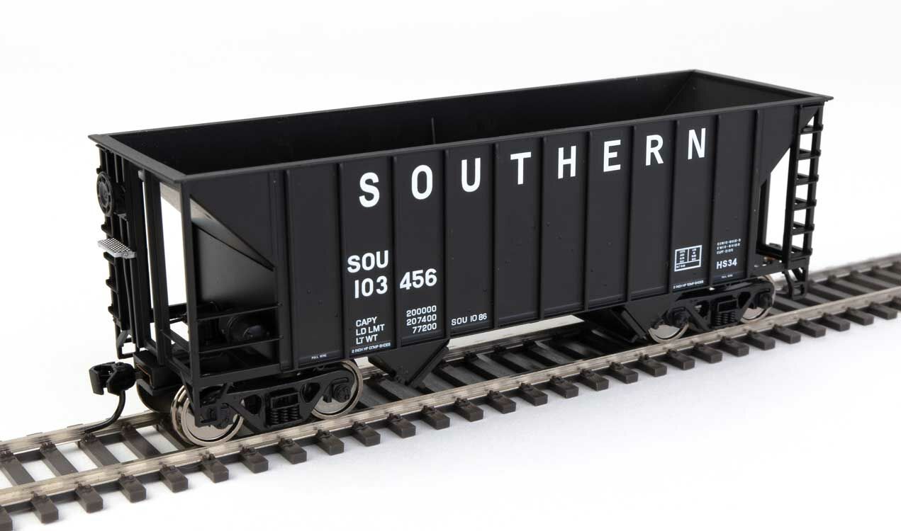 Walthers 910-56619 HO Southern Railway 34' 100-Ton 2-Bay Hopper RTR #103456