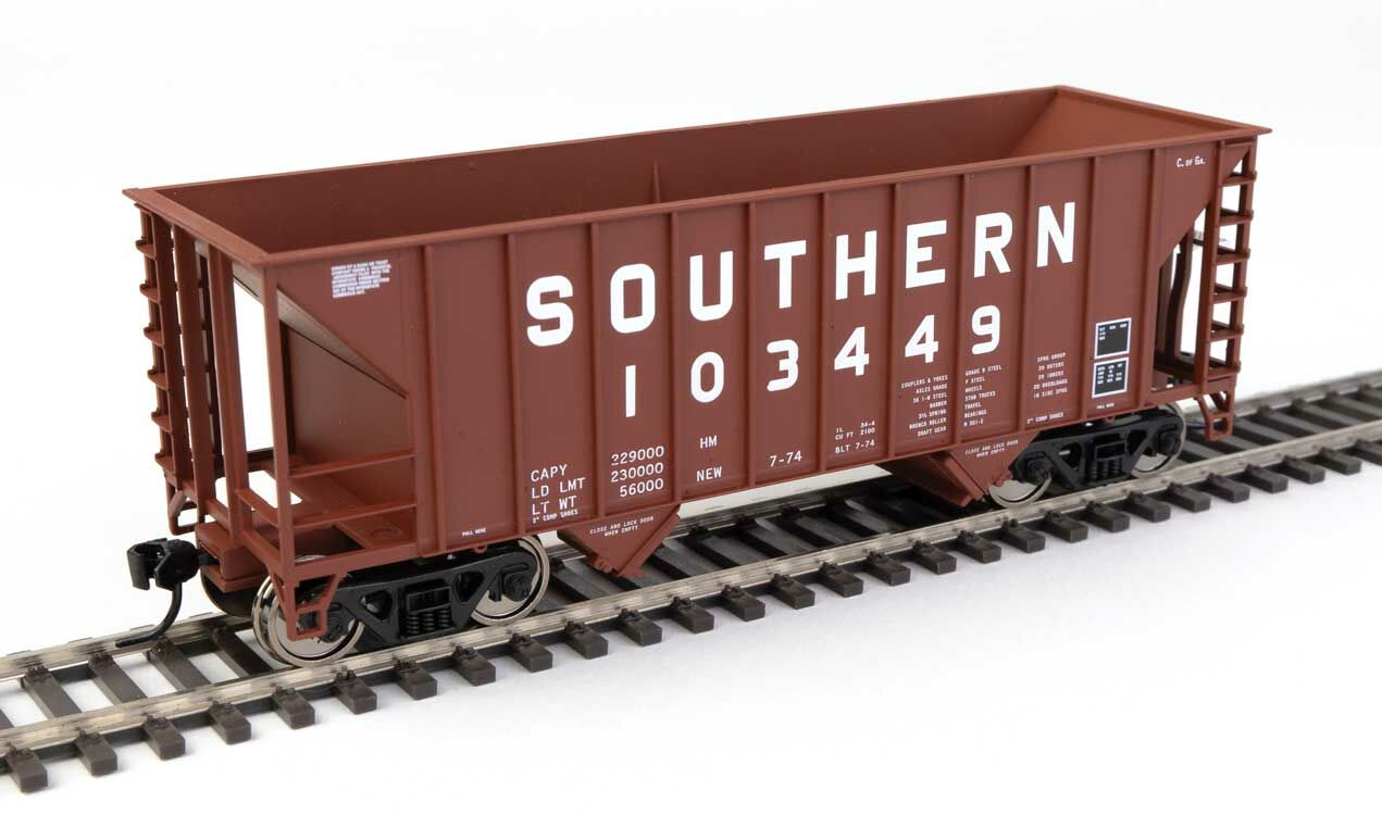 Walthers 910-56622 HO Southern Railway 34' 100-Ton 2-Bay Hopper RTR #103449