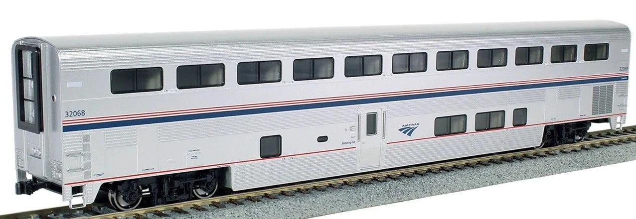 Kato 35-6088-1 HO Amtrak Phase VI Superliner I Sleeper w/ Interior Lights #32009
