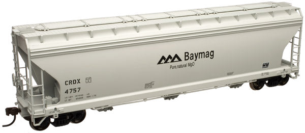 Atlas 20001404 HO ACF 4650 3-Bay Centerflow Hopper, Baymag #4757