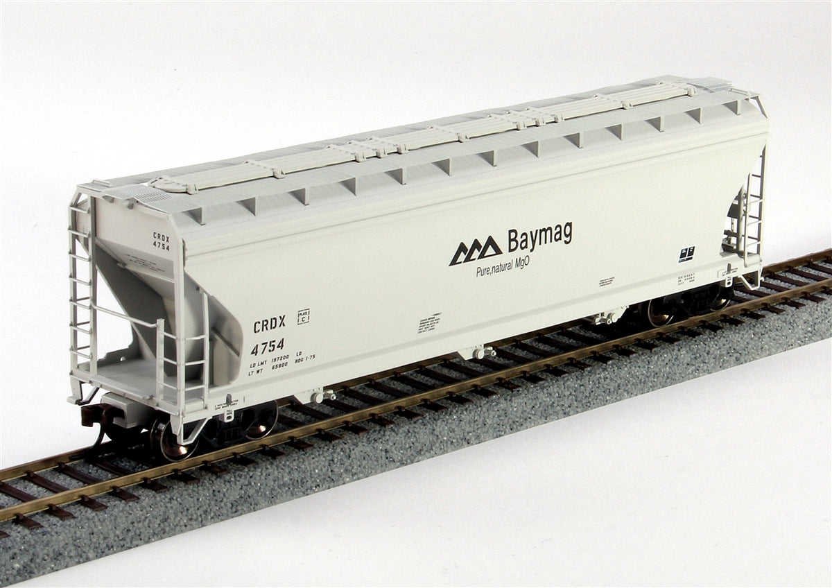 Atlas 20001404 HO ACF 4650 3-Bay Centerflow Hopper, Baymag #4757