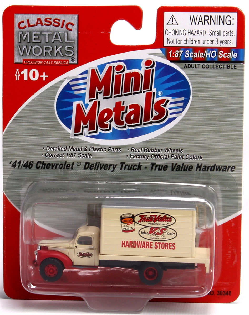 Classic Metal Works 30348 HO Mini Metals True Value '41/'46 Chevy Delivery Truck