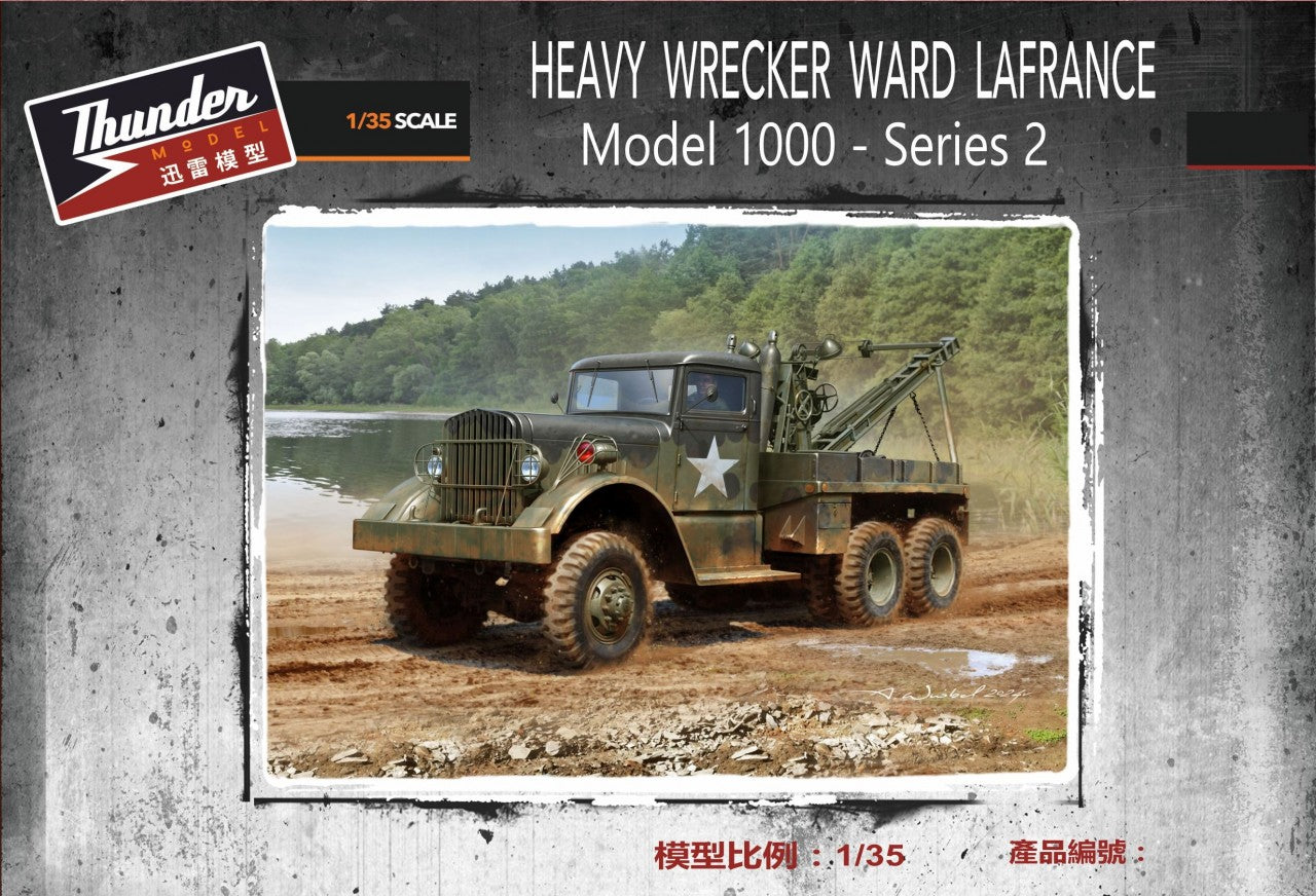 Thunder Model 35010 1:35 Heavy Wrecker Ward Lafrance Truck Plastic Kit