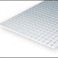 Evergreen Scale Models 14505 .040" x 12" x 24" x 1/4" Polystyrene Square Tile
