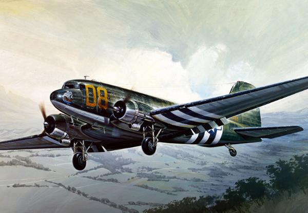 Italeri 0127 1:72 C47 Skytrain (Dakota) Military Aircraft Plane Model Kit