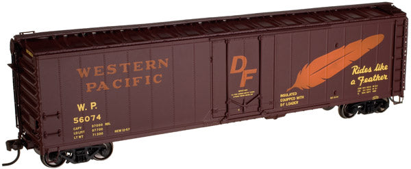 Atlas 20001381 HO Western Pacific 50' Plug Door Boxcar #56074