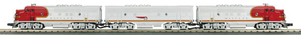 MTH 30-20158-1 ATSF F3 ABA Diesel Engine Set w/PS3 ##32L/32C/32B