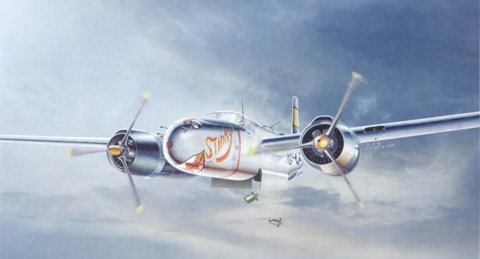 Italeri 1274 1:72 A-26 A/B INVADER Military Aircraft Plane Model Kit