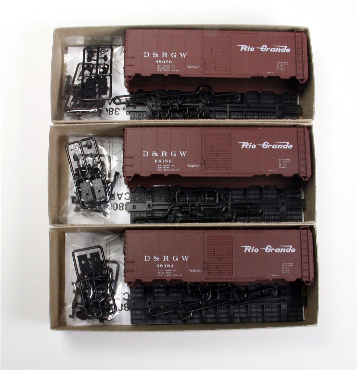 Accurail 8044 HO Denver and Rio Grand Western 40' Double Door AAR Boxcar
