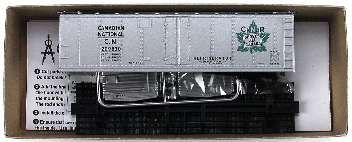 Accurail 8315 HO Canadian National (CN) 40' Steel Reefer Kit
