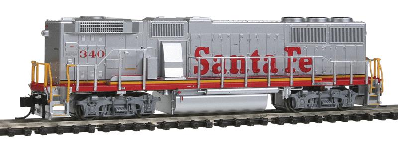 Fox Valley Models 70603 N Scale Santa Fe EMD GP60B Diesel Locomotive #340
