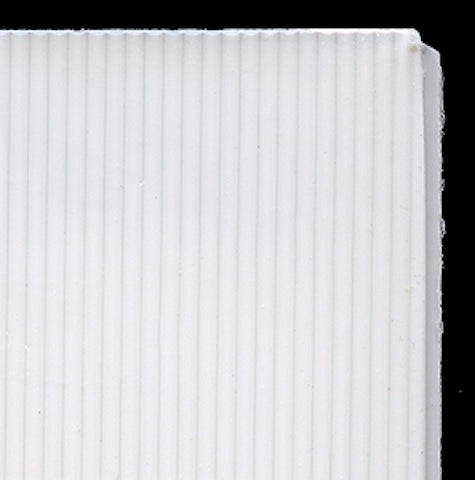 JTT Scenery Products 97401 N Textured Styrene Plastic Sheet of Corrugated Metal