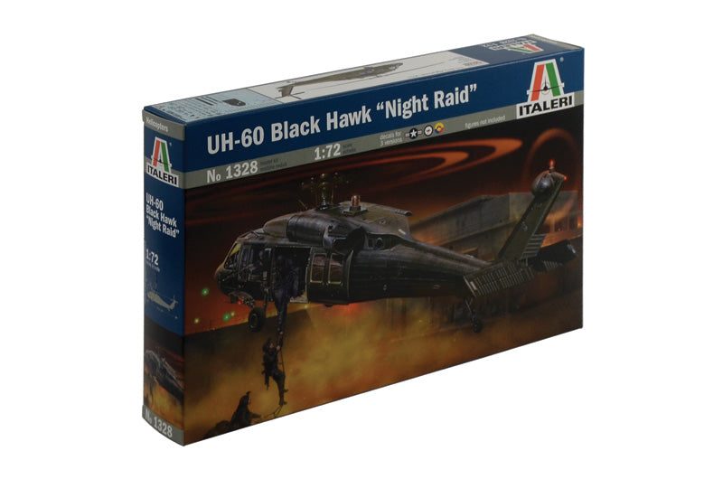 Italeri 1328 1:72 UH-60 BLACK HAWK Military Aircraft Plane Model Kit