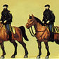 Preiser 10397 HO US Police Mounted On Horseback Figures (Set of 2)