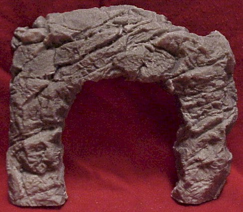 Preiser 117 HO Blasted Rock Tunnel Portal Single Track Tunnel Portal