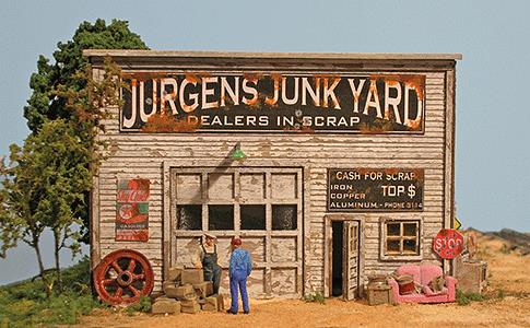 Monroe Models 2204 HO Jurgen's Junk Yard Kit