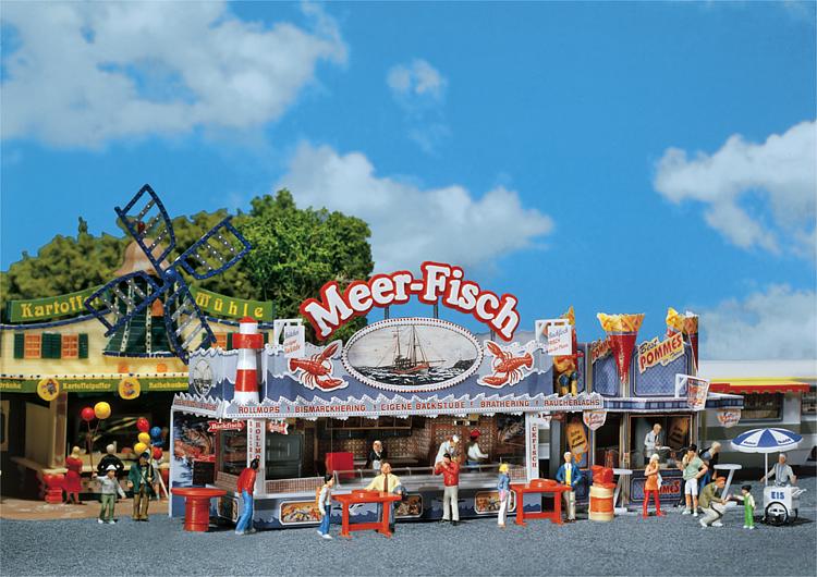Faller 140445 HO Fairground Booth Sea Fish Building Kit