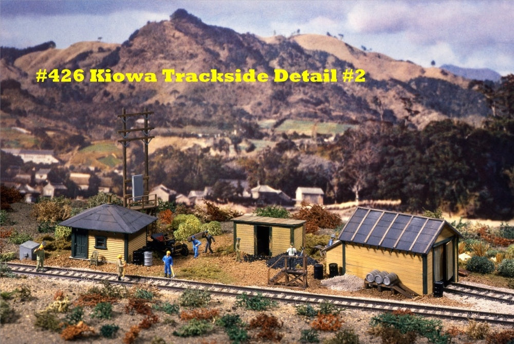 Campbell Scale Models 426 HO Kiowa Trackside Detail #2 Building Kit