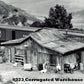 Campbell Scale Models 373 HO Corrugated Warehouse Building Kit