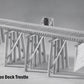 Campbell Scale Models 302 HO 50' Open Deck Pile Trestle Kit