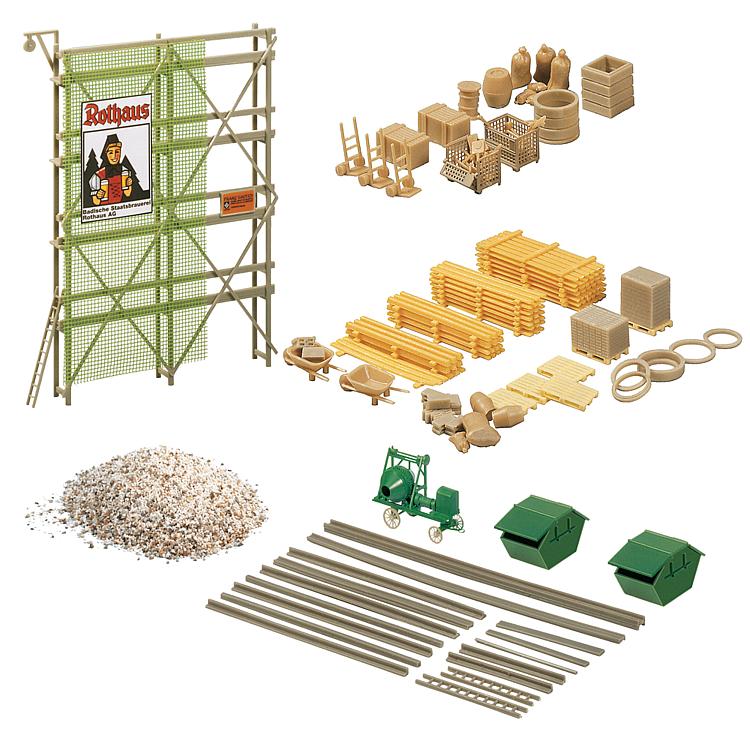 Faller 180549 HO Building Construction Site Equipment Kit