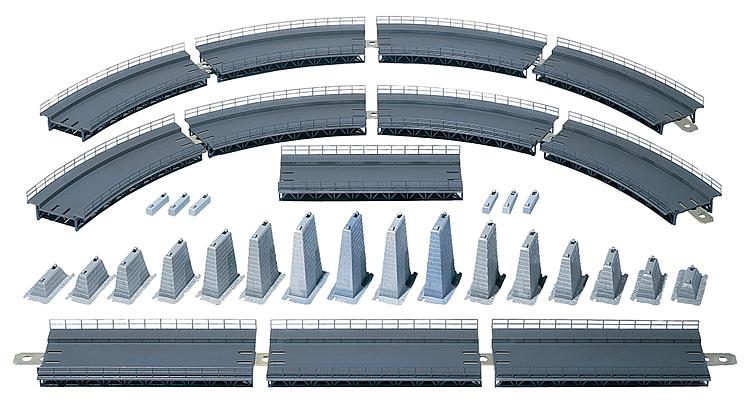 Faller 120471 HO Scale Up and Over Bridge Model Building Kit