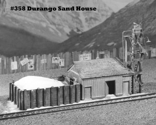 鉄道模型 Campbell Scale Models HO/HOn3 Sand House Campbell Scale Models 358 HO/HOn3 Scale Sand House Building Kit