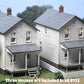 City Classics 112 HO Railroad Street Company House Building Kit (Pack of 3)