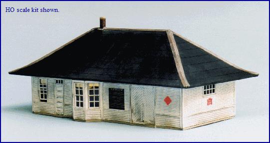 Blair Line 195 HO Gerald Depot Laser-Cut Building Kit