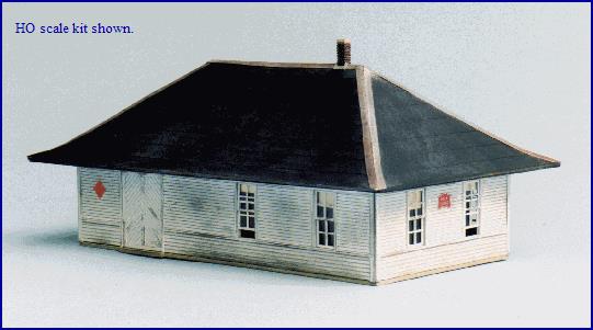 Blair Line 195 HO Gerald Depot Laser-Cut Building Kit