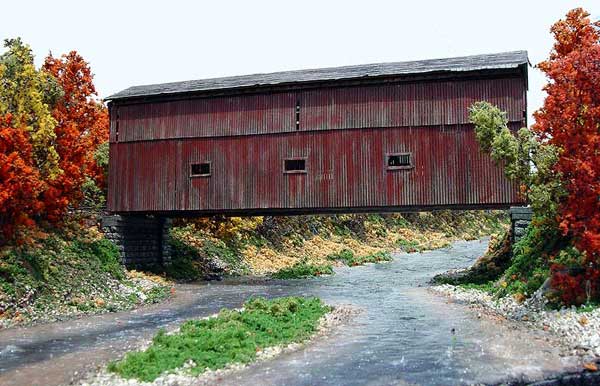 Branchline 672 HO Shoreham Covered Bridge Building Kit