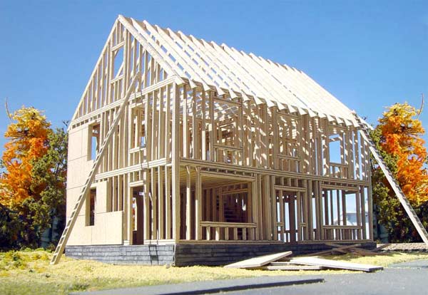 Branchline 613 HO Scale Laser-Art House Under Construction Kit