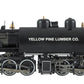Bachmann 82895 G Yellow Pine Lumber Co. Baldwin 2-6-6-2 Saddle Tank