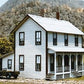 American Model Builders 140 HO Two Story Farm House Laser Art Kit