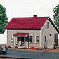 American Model Builders 139 HO Scale Laser Art Maple Street 1.5 Story House Kit