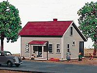 American Model Builders 139 HO Scale Laser Art Maple Street 1.5 Story House Kit