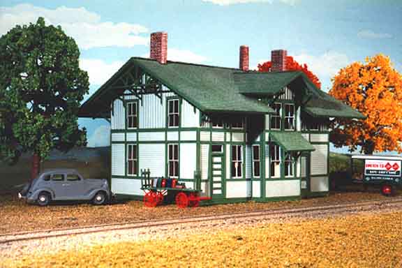 American Model Builders 111 HO Farber Station Laser Art Kit