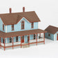 American Model Builders 153 HO Scale Laser Art The Hanley House Kit